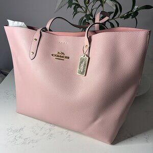 Coach Town Blossom Women's Tote Bag, Large - Pink